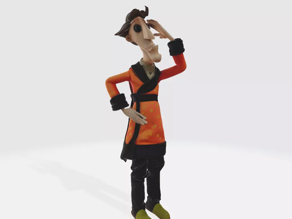 Coraline Charlie Jones other father Model 01 3D print model_4