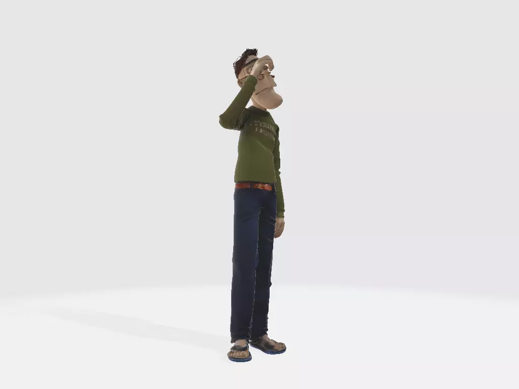 Coraline Charlie Jones father Coraline 3D print model_4