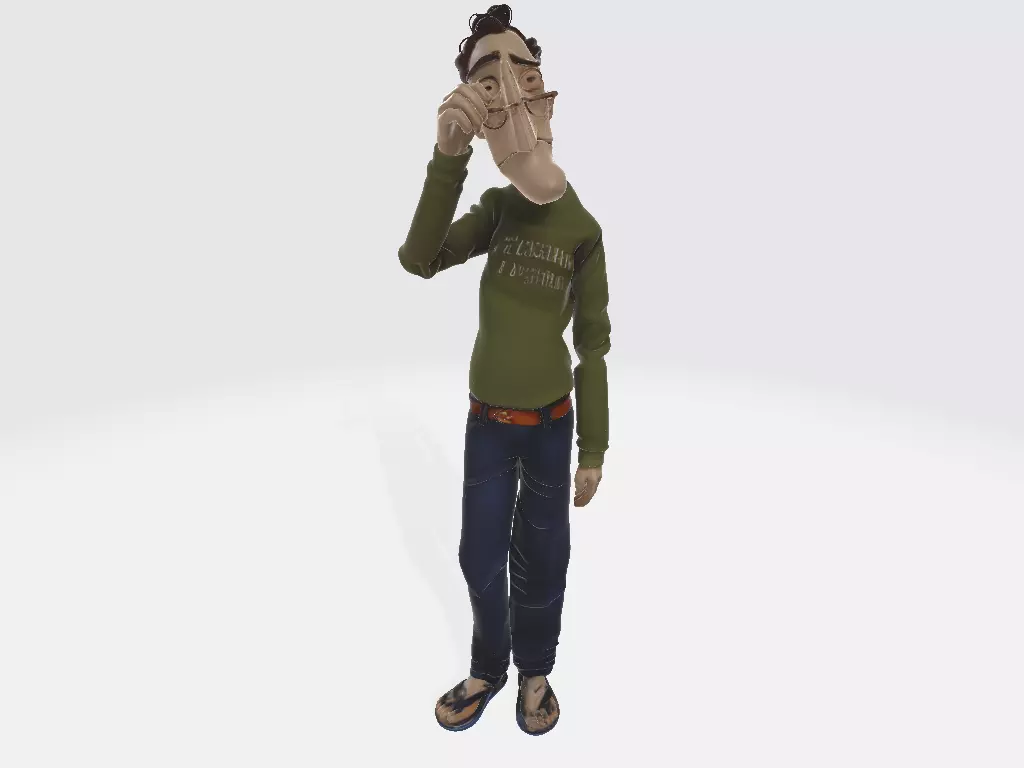 Coraline Charlie Jones father Coraline 3D print model_0