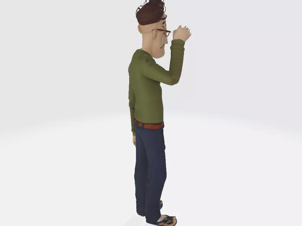 Coraline Charlie Jones father Coraline 3D print model_3