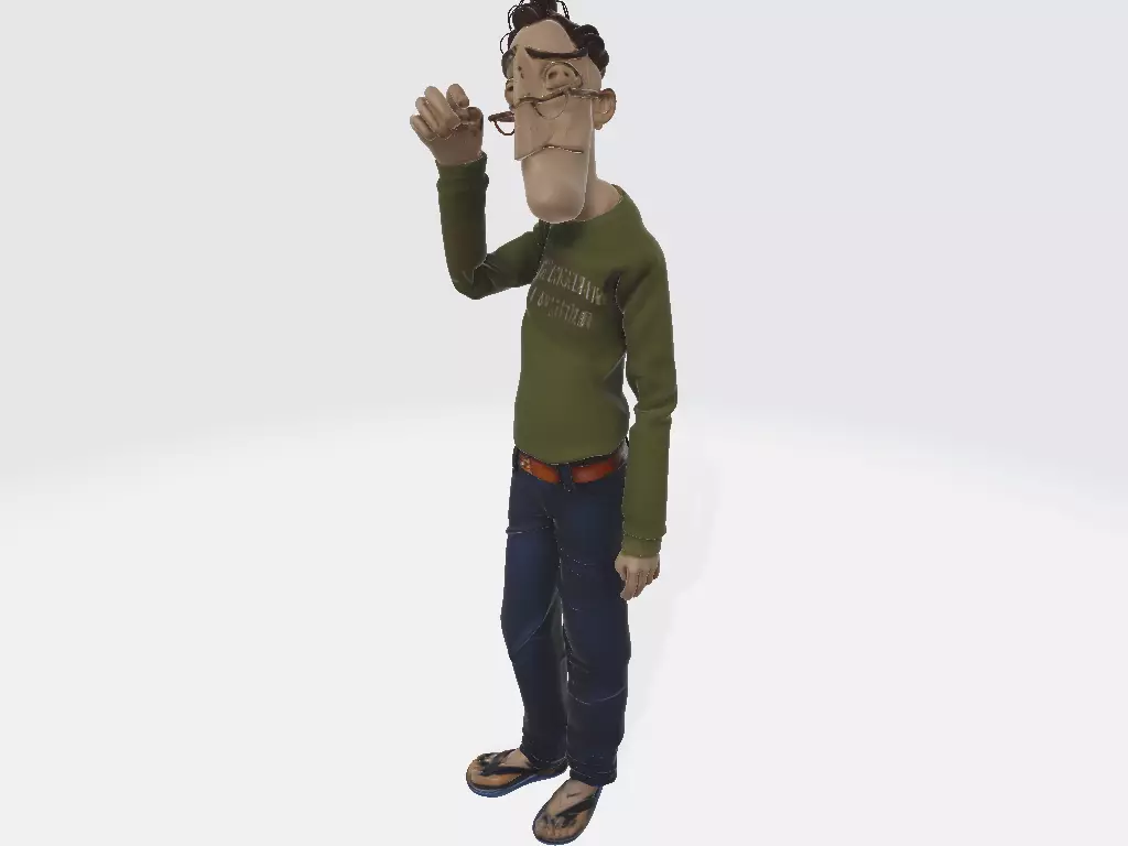 Coraline Charlie Jones father Coraline 3D print model_1