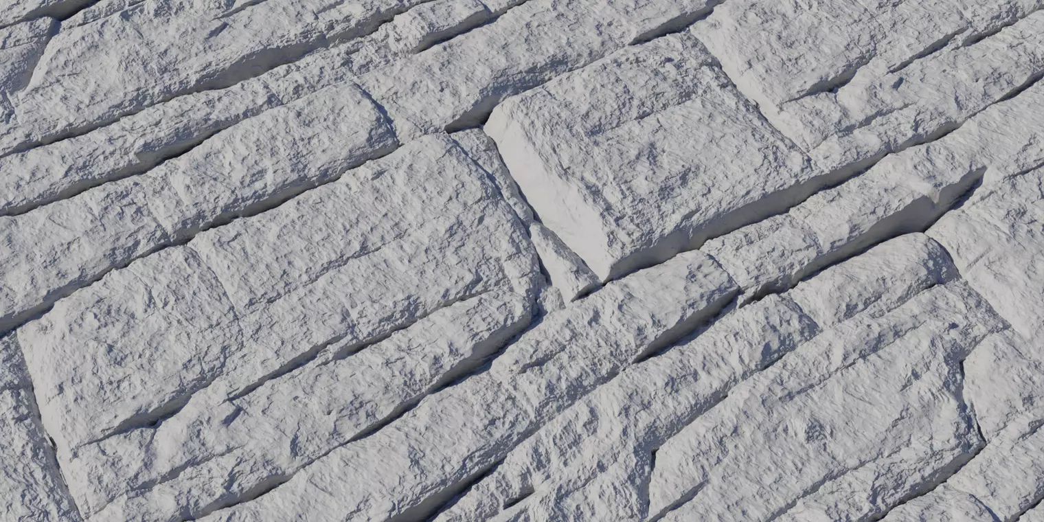 Layered Cracked Rock Surface Texture Texture_2