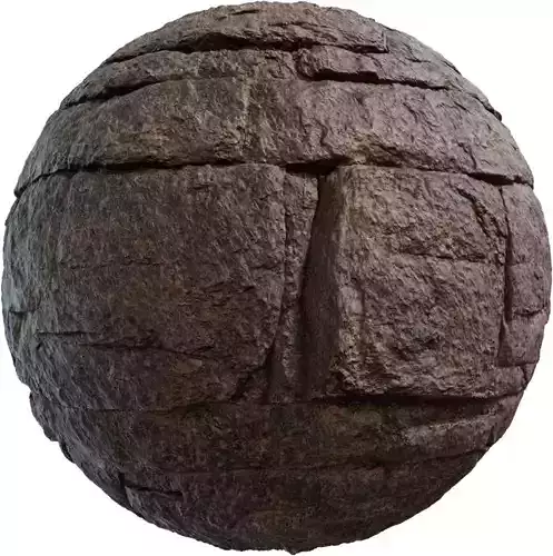 Layered Cracked Rock Surface Texture Texture