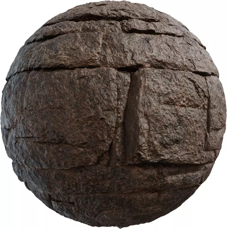 Layered Cracked Rock Surface Texture Texture_0