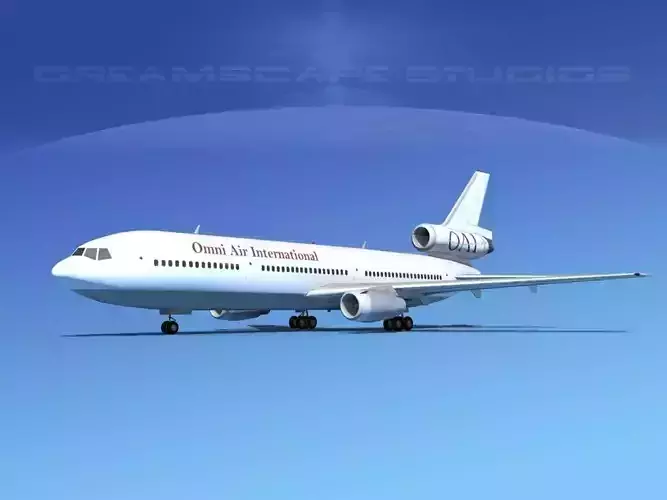 Douglas DC-10 Omni Air 3D model
