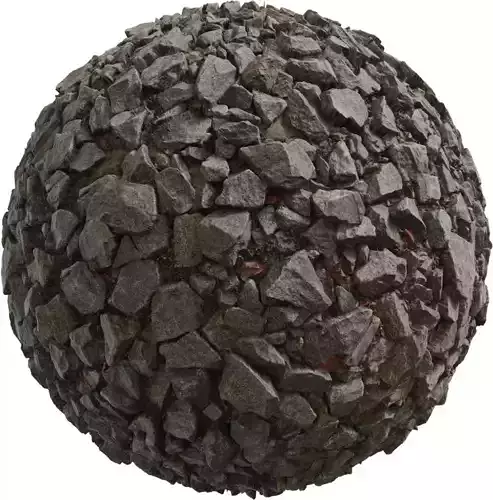 Rubble Stones Ground Texture