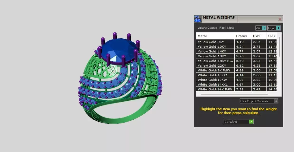 Rings 3D print model_4