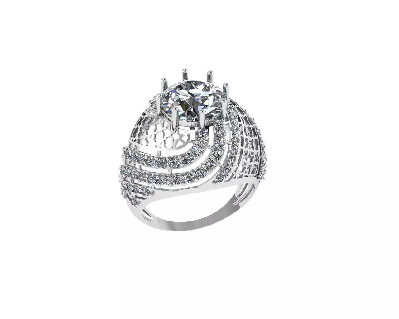 Rings 3D print model_1