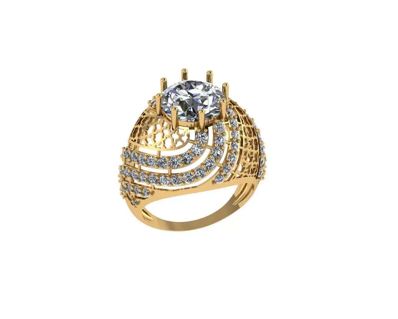 Rings 3D print model_0