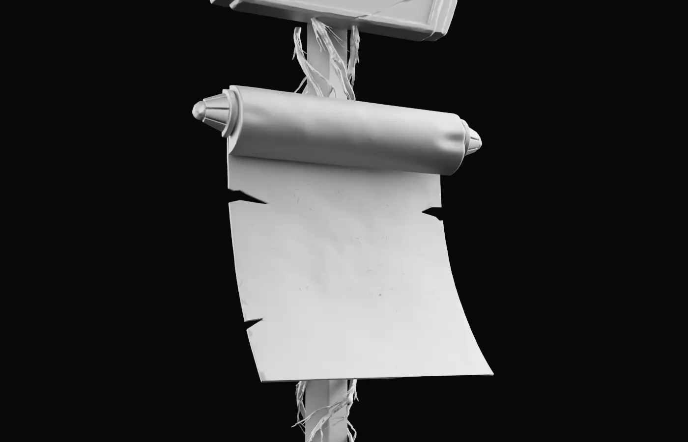 Royal Sword and Scroll Pack MedievalFantasyAsset3Dmodel 3D model_21