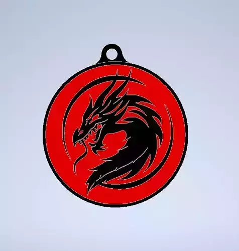 Dragon keychain