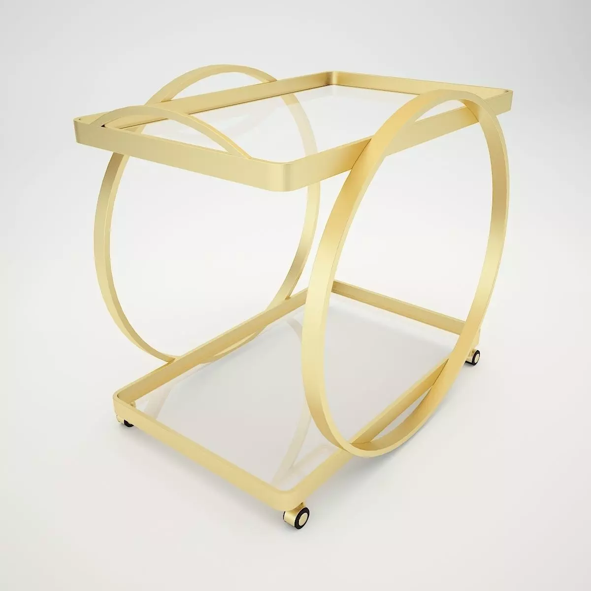 Connery Bar Cart 3D model