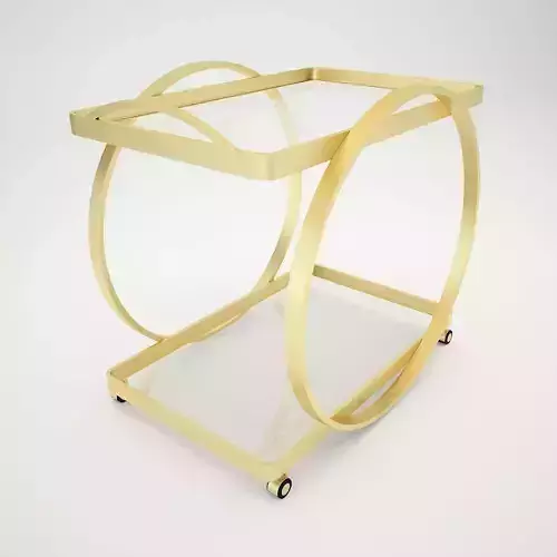 Connery Bar Cart 3D model
