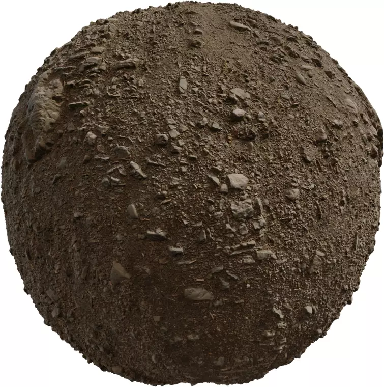 Rough Dirty Soil With Rocks Texture Texture_0