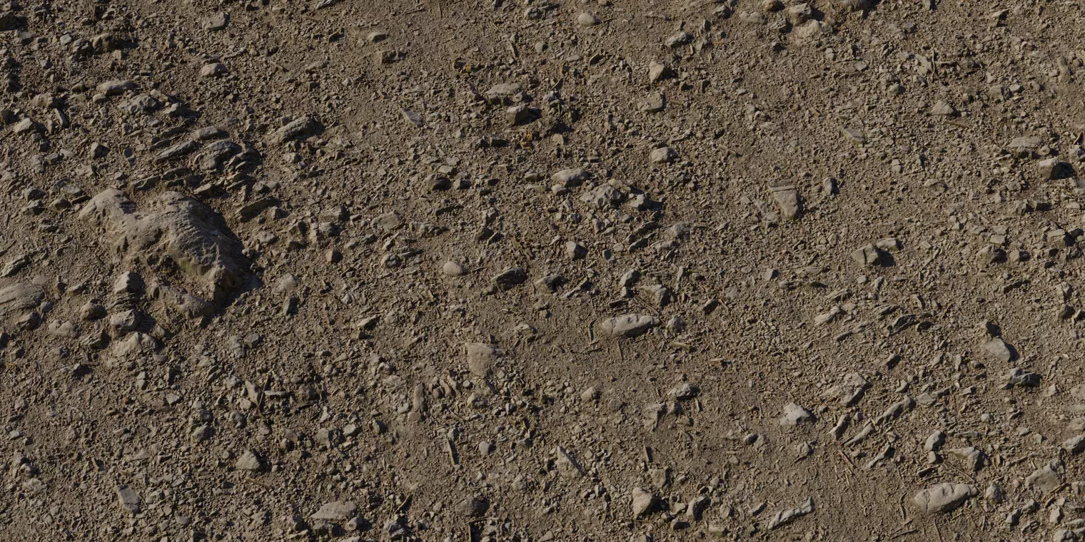 Rough Dirty Soil With Rocks Texture Texture_1