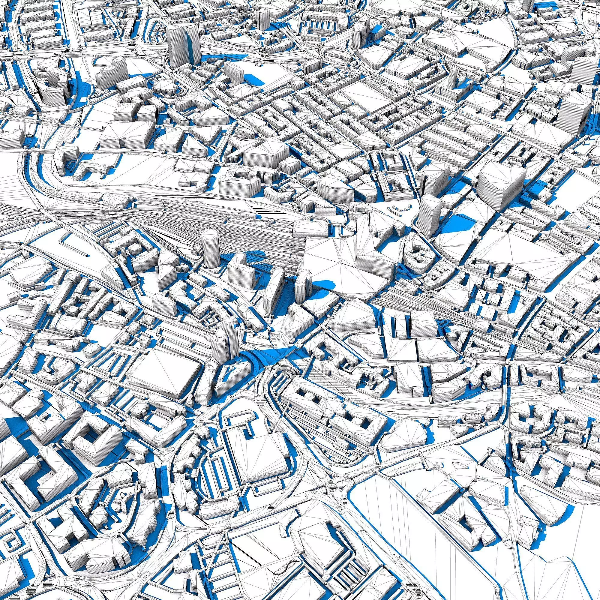 City Central Leeds Building Office Architecture Wellington 3D model_9