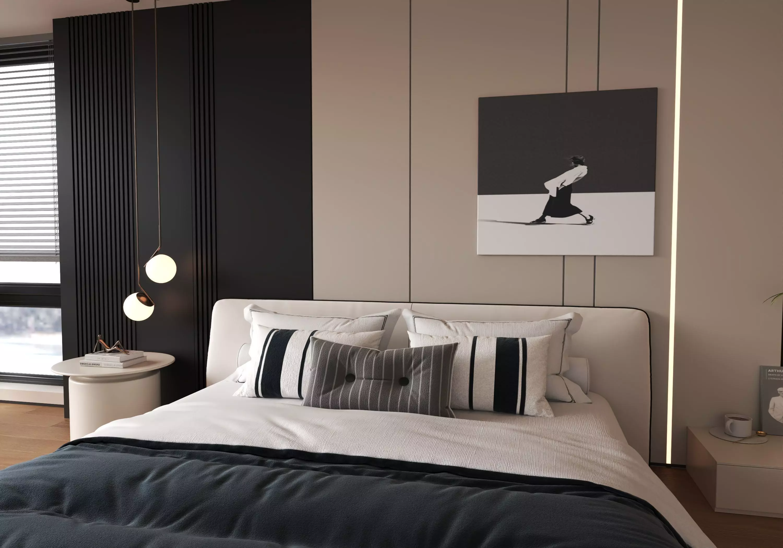 Bedroom interior 05 3D model_5