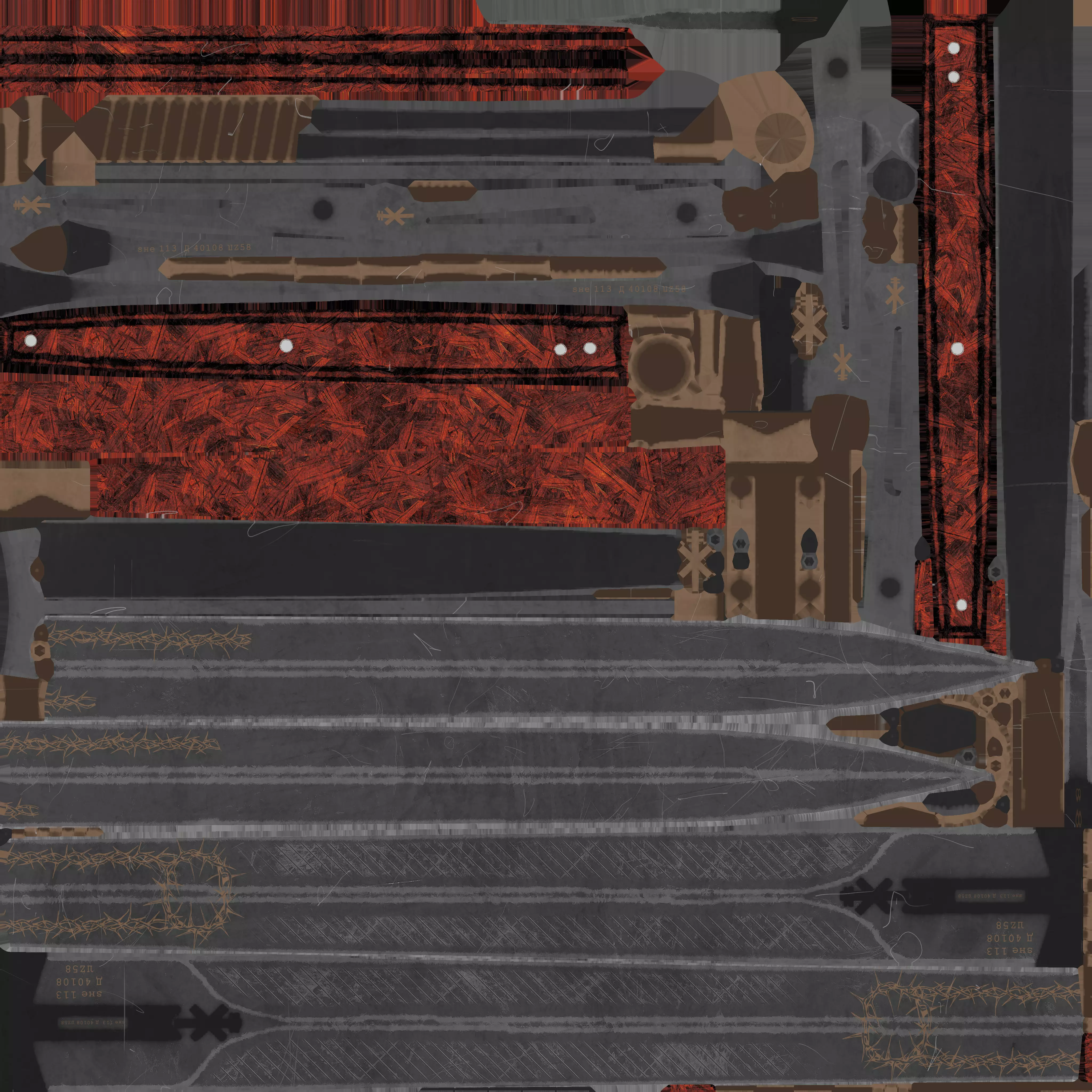 Highland Claymore 3D model_7