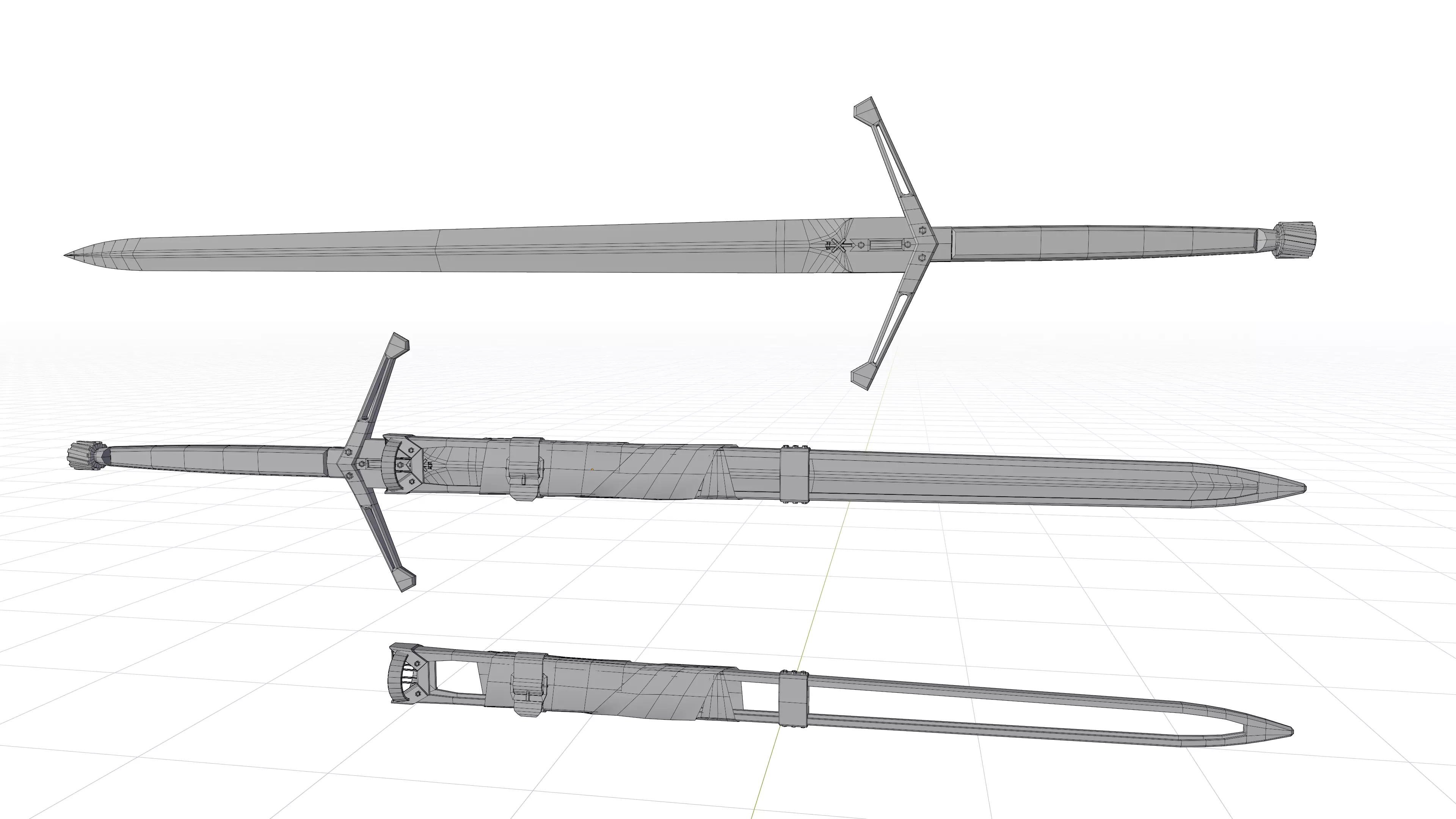 Highland Claymore 3D model_10