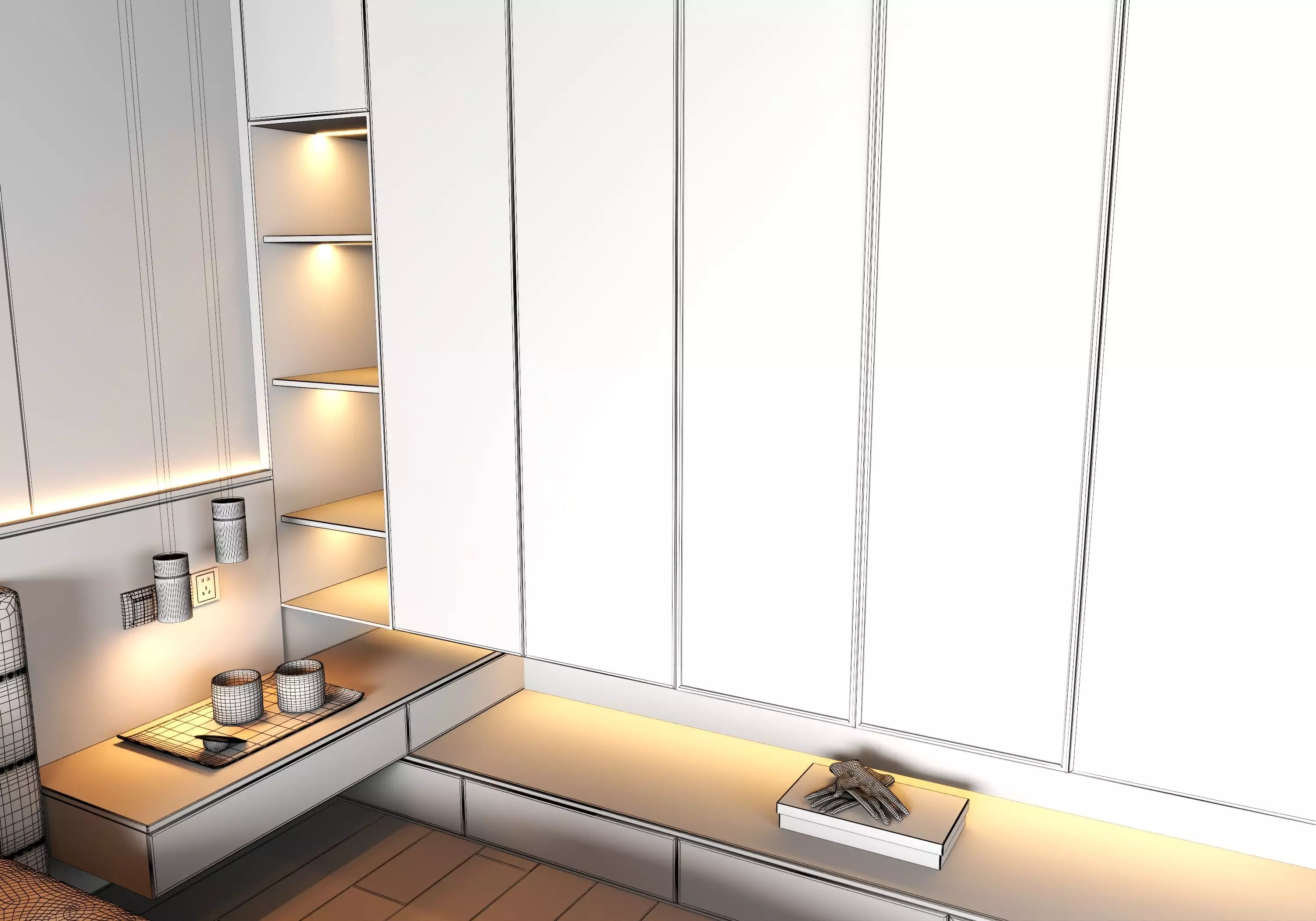 Bedroom Interior 06 3D model_11