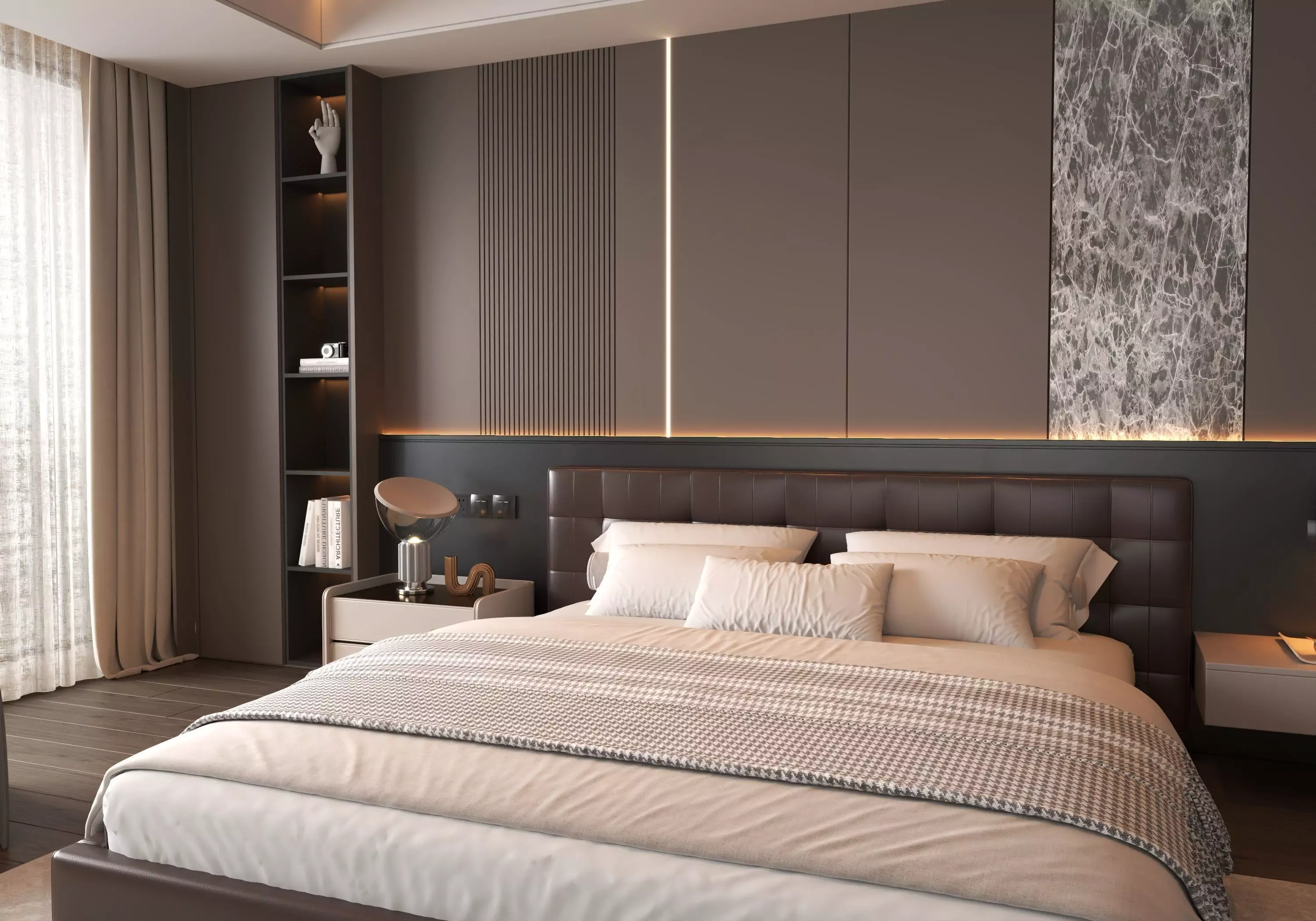 Bedroom Interior 06 3D model_2