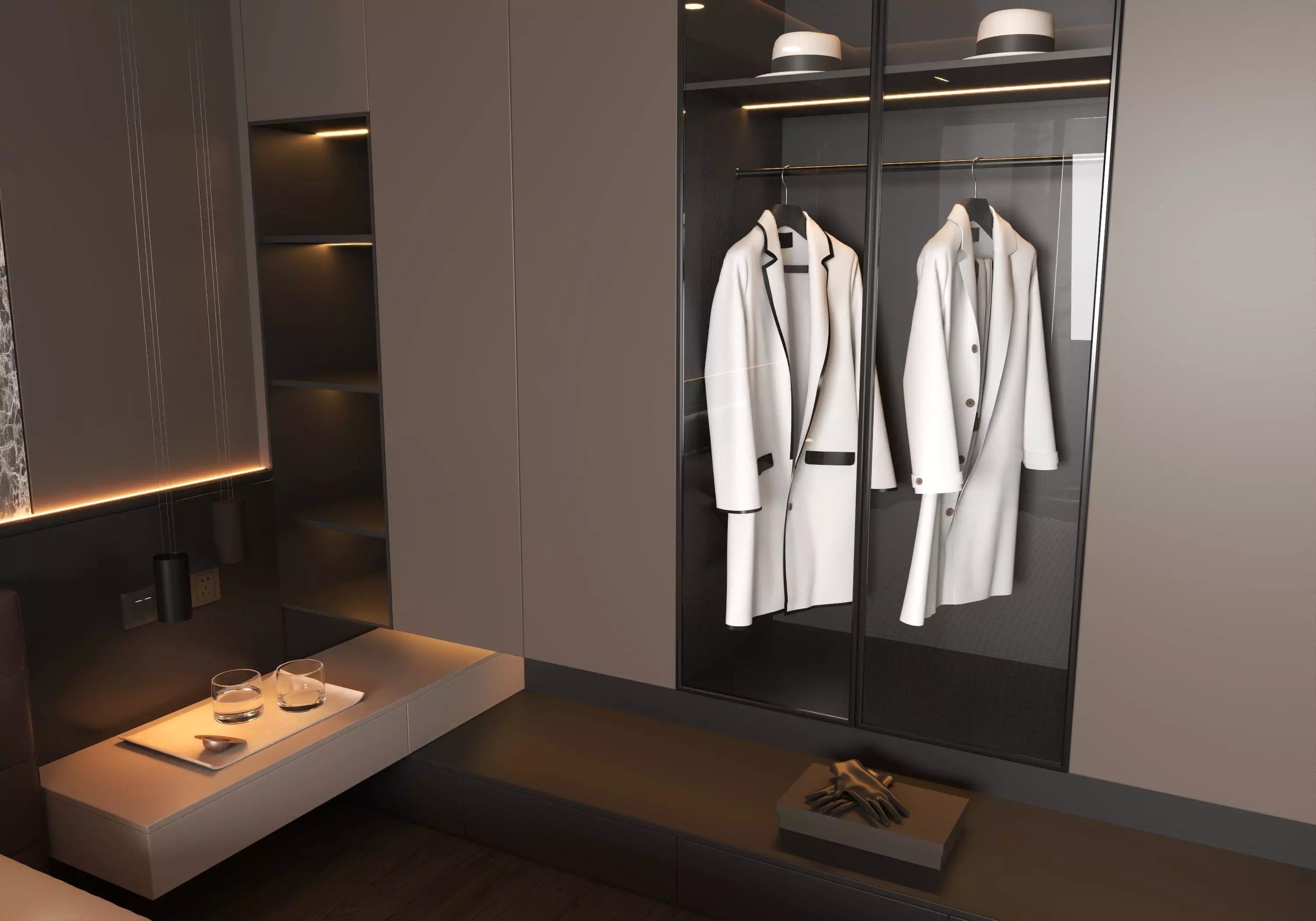 Bedroom Interior 06 3D model_6