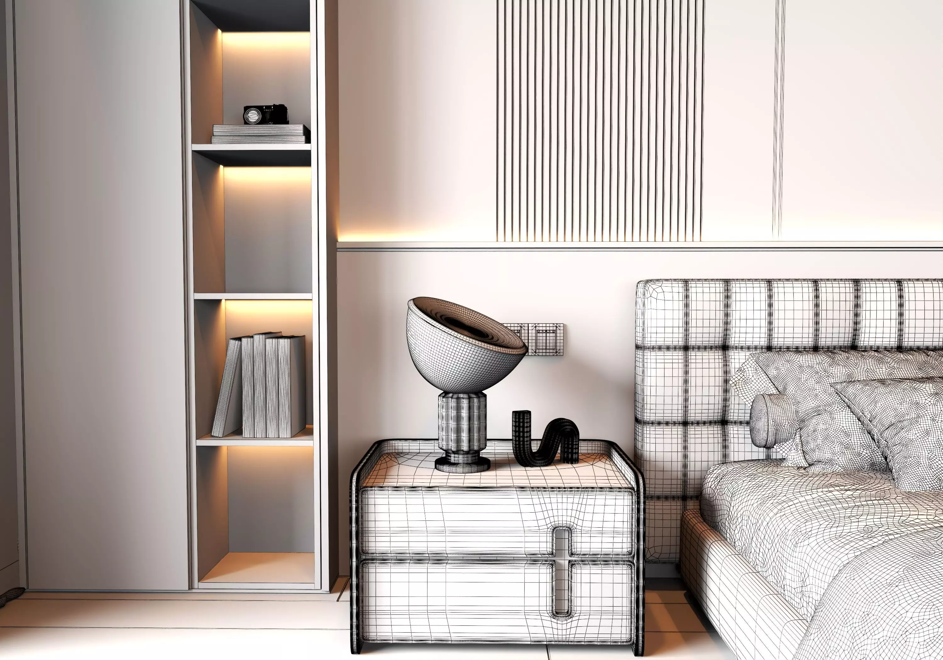 Bedroom Interior 06 3D model_10