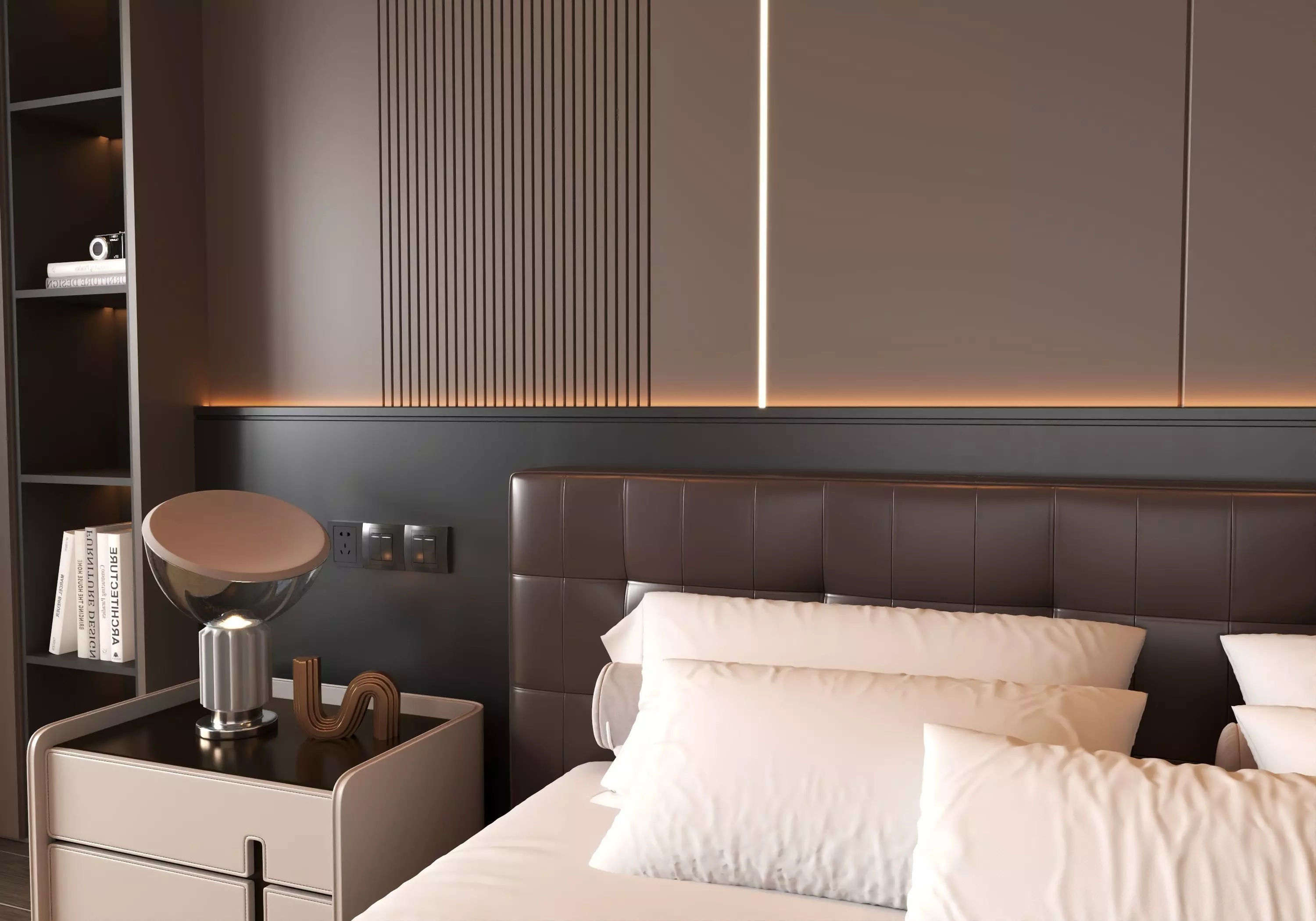 Bedroom Interior 06 3D model_8