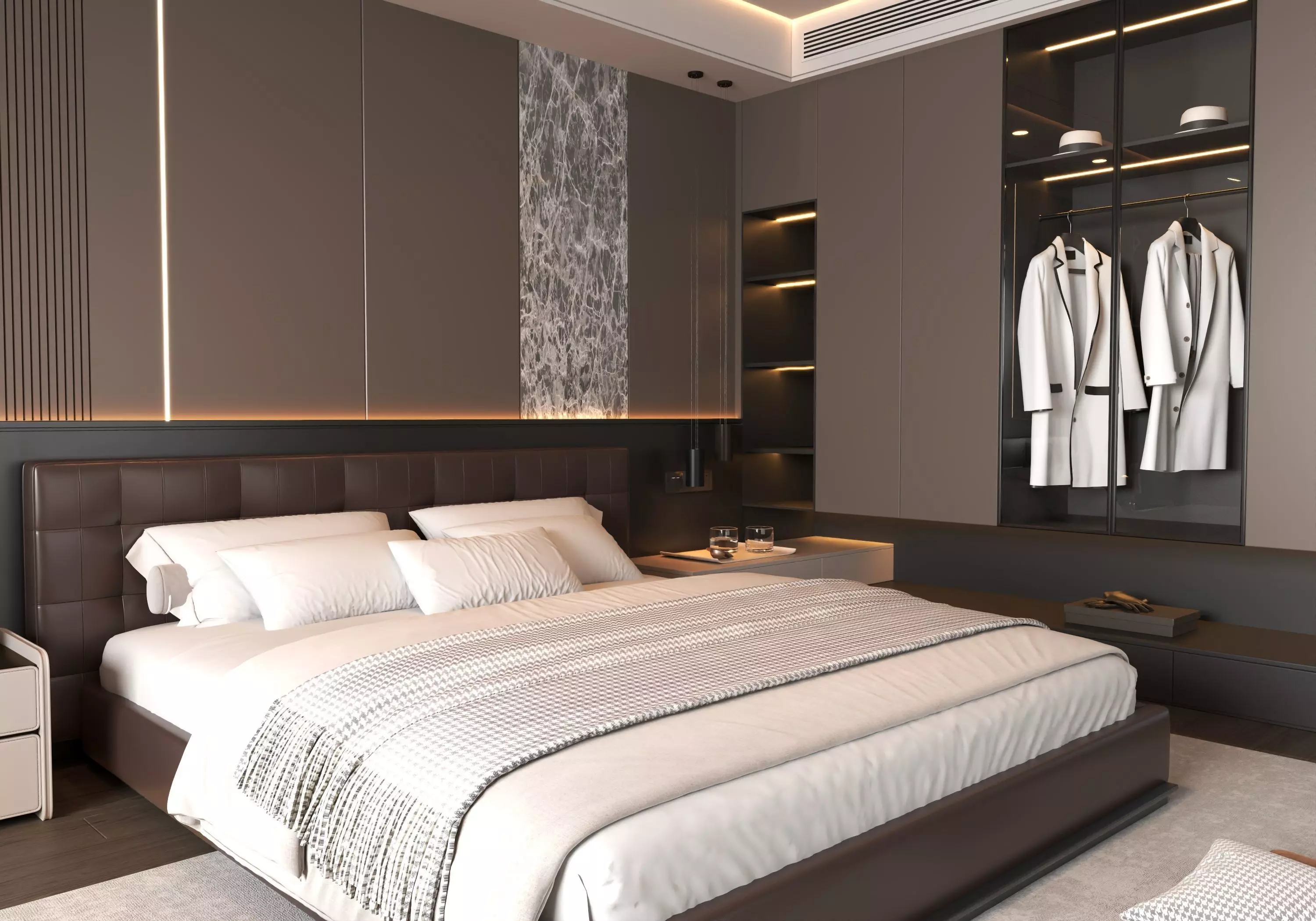 Bedroom Interior 06 3D model_4