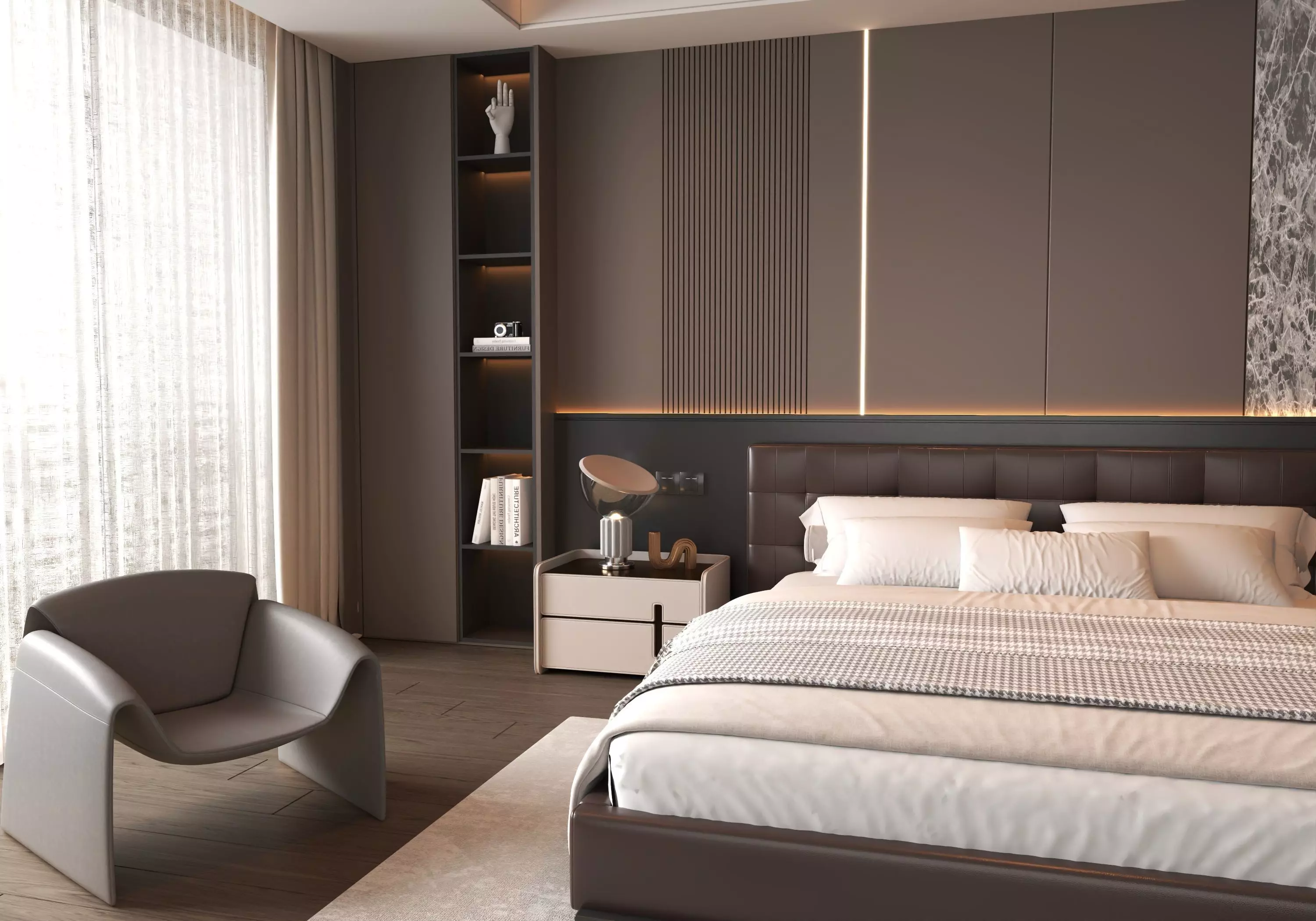 Bedroom Interior 06 3D model_3