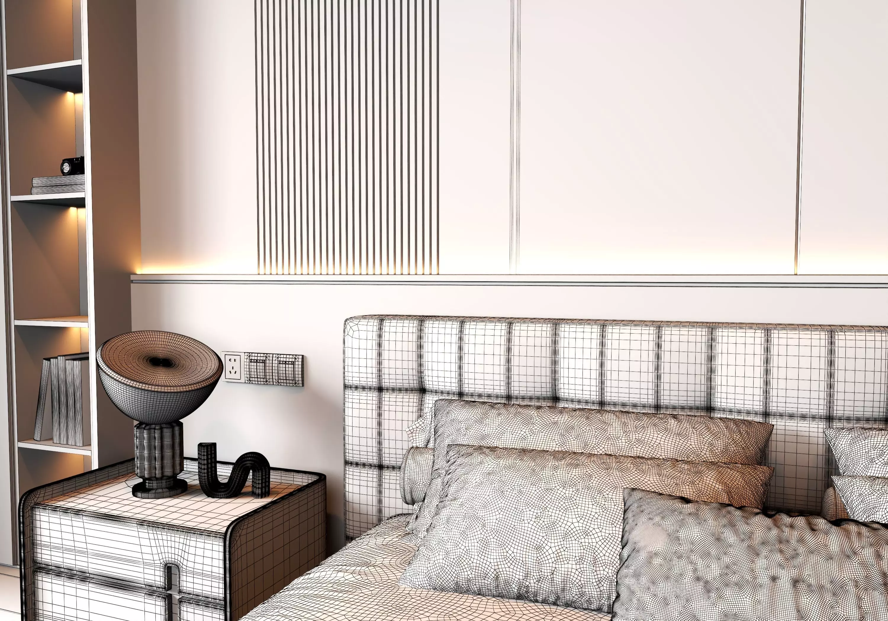 Bedroom Interior 06 3D model_12