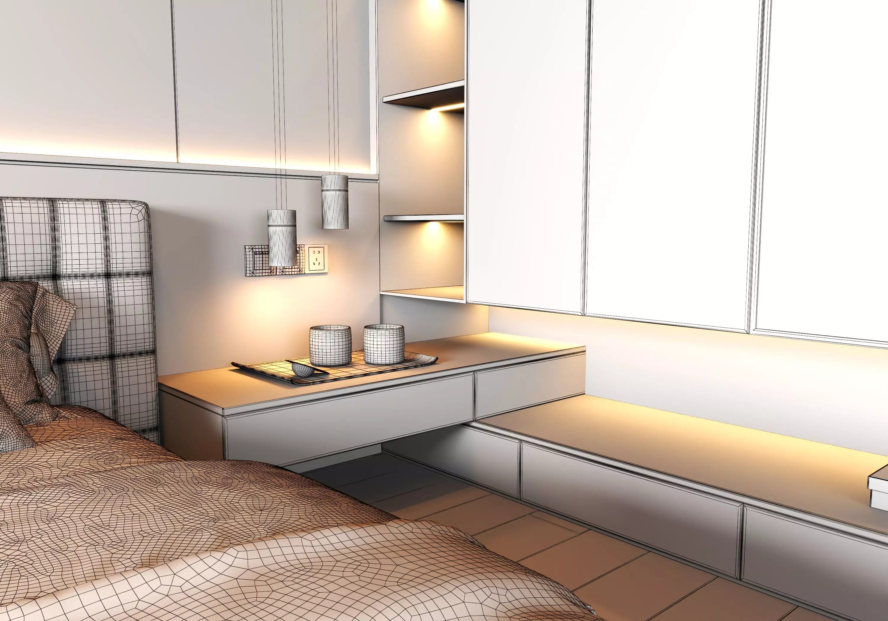 Bedroom Interior 06 3D model_18