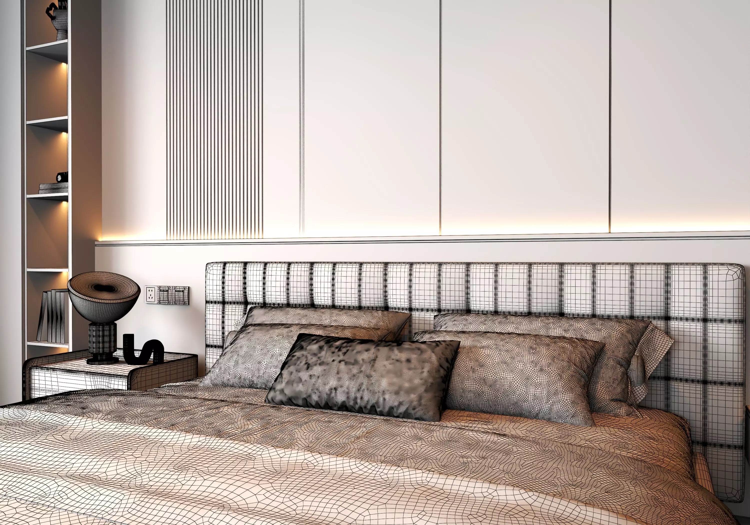 Bedroom Interior 06 3D model_13