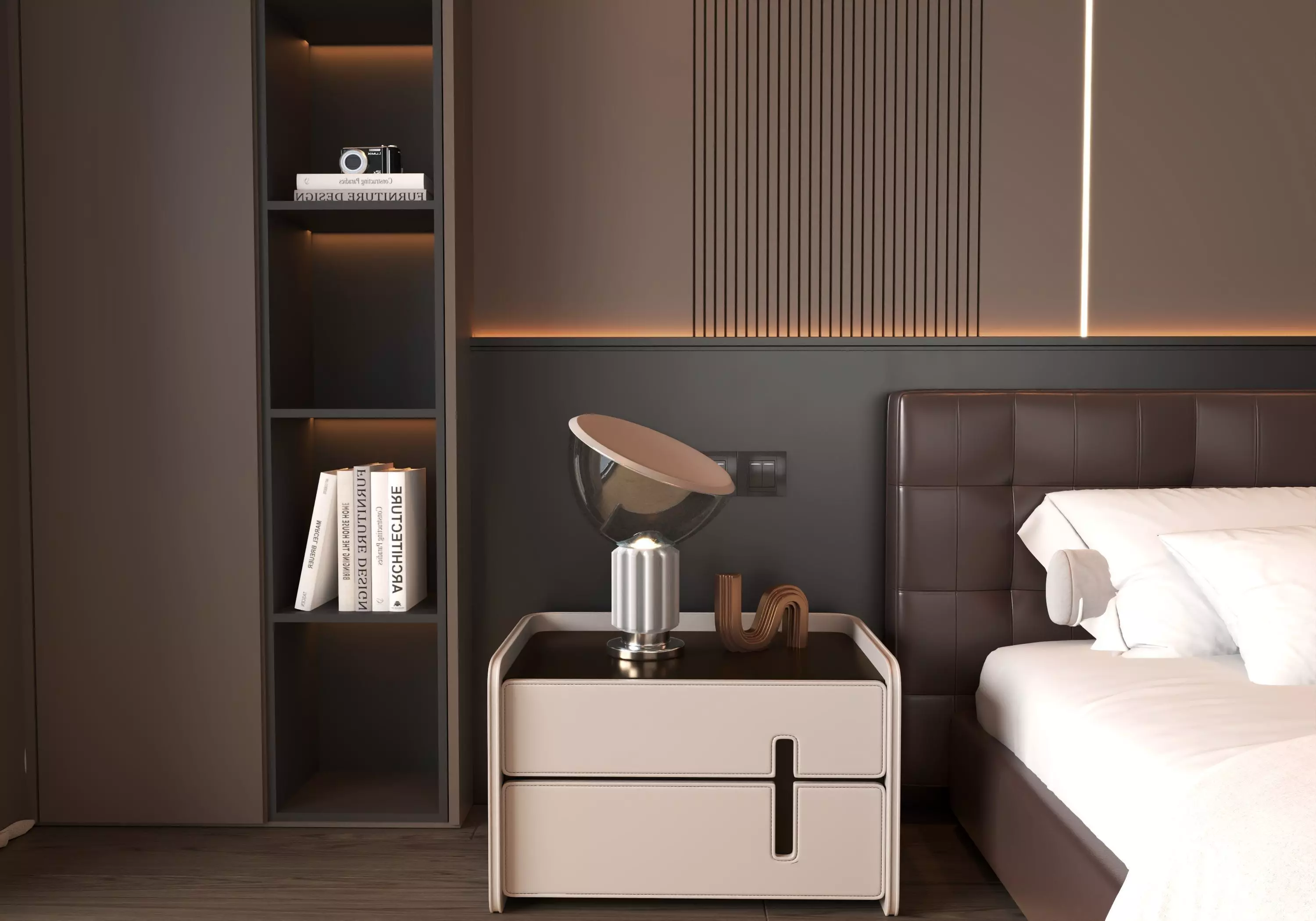 Bedroom Interior 06 3D model_7