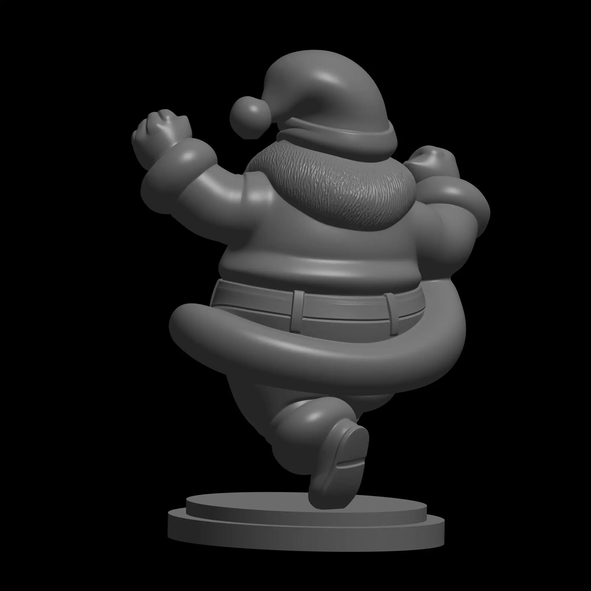 santa claus 5  3D print model_2