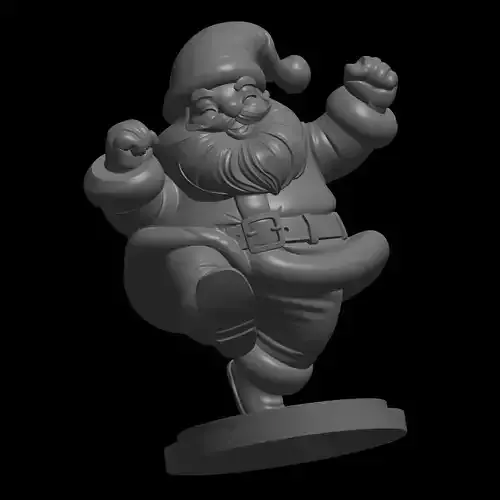 santa claus 5  3D print model