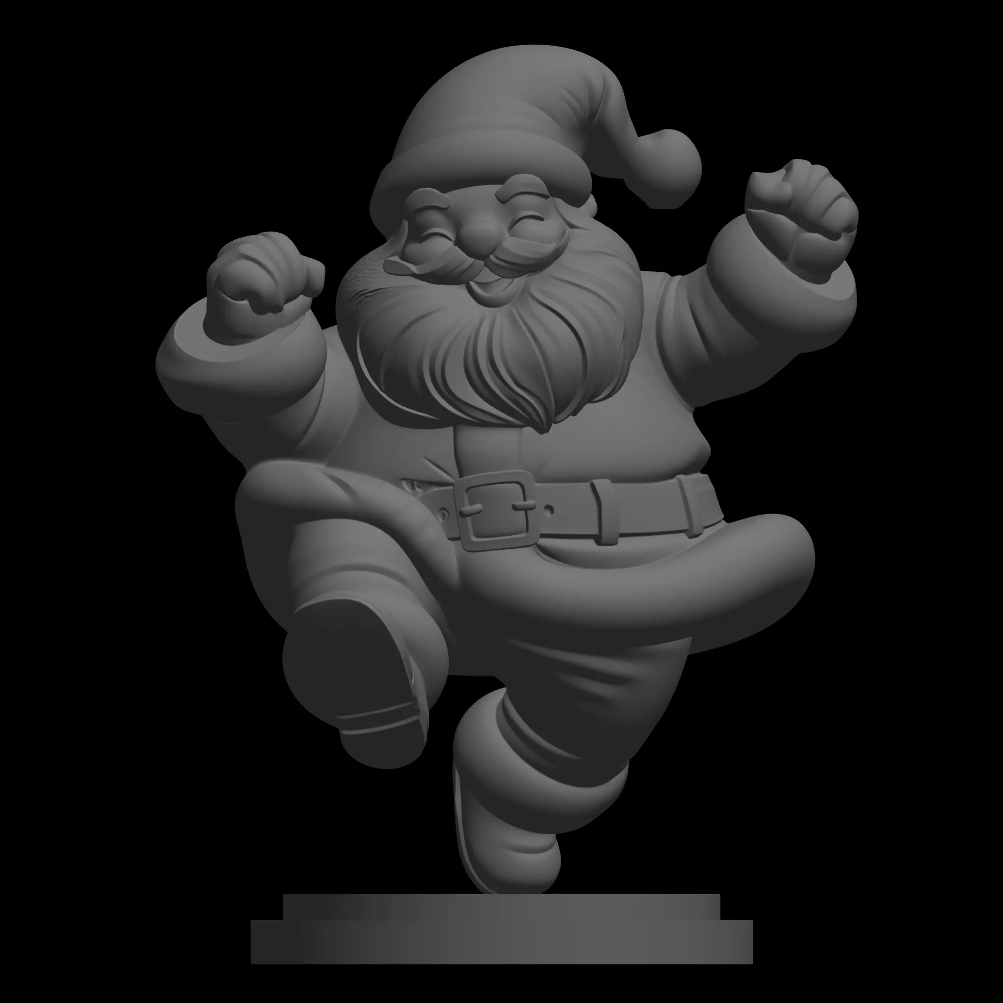 santa claus 5  3D print model_4