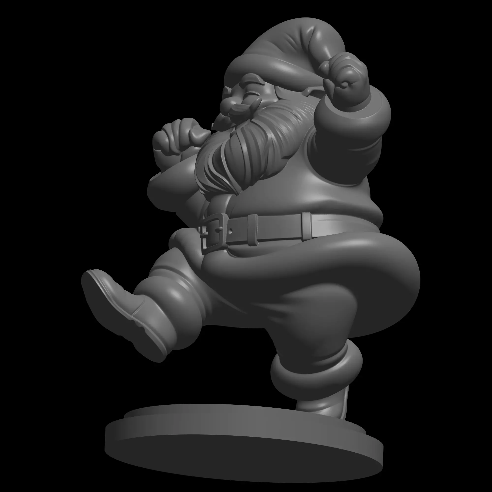 santa claus 5  3D print model_1
