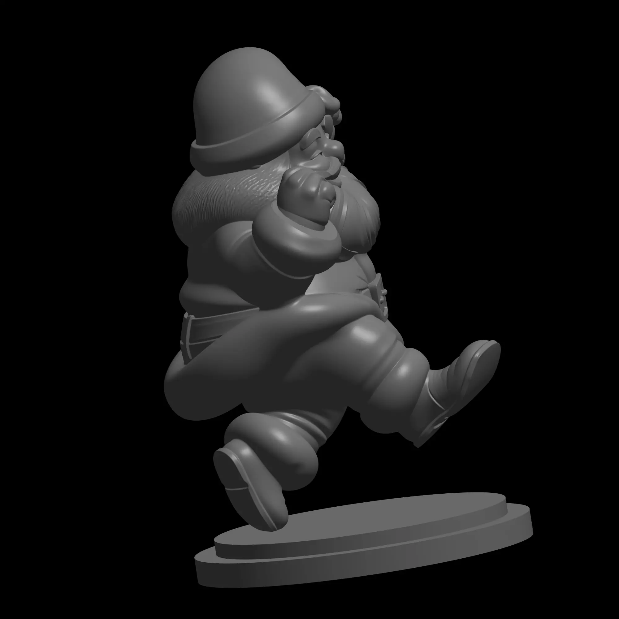 santa claus 5  3D print model_3