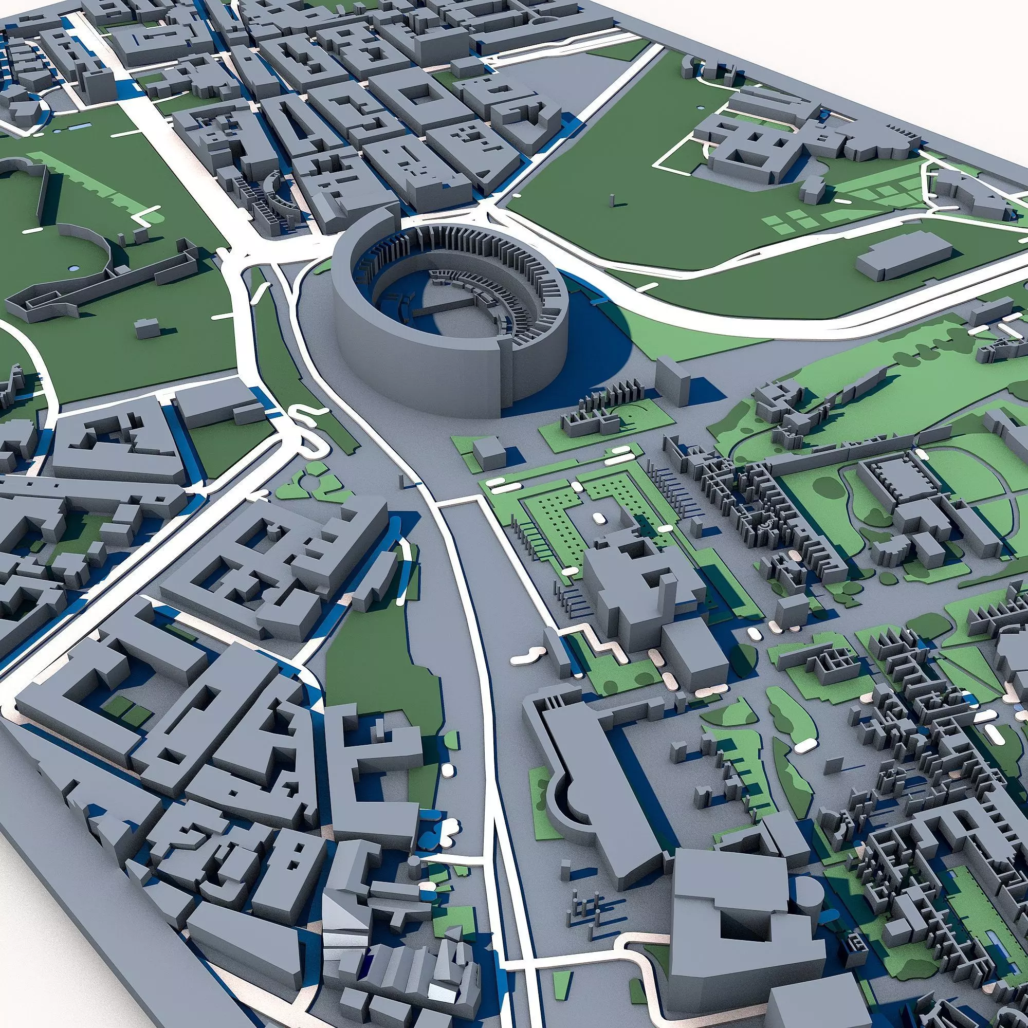 Colosseum Rome Roman Amphitheater Monument 3D model_4