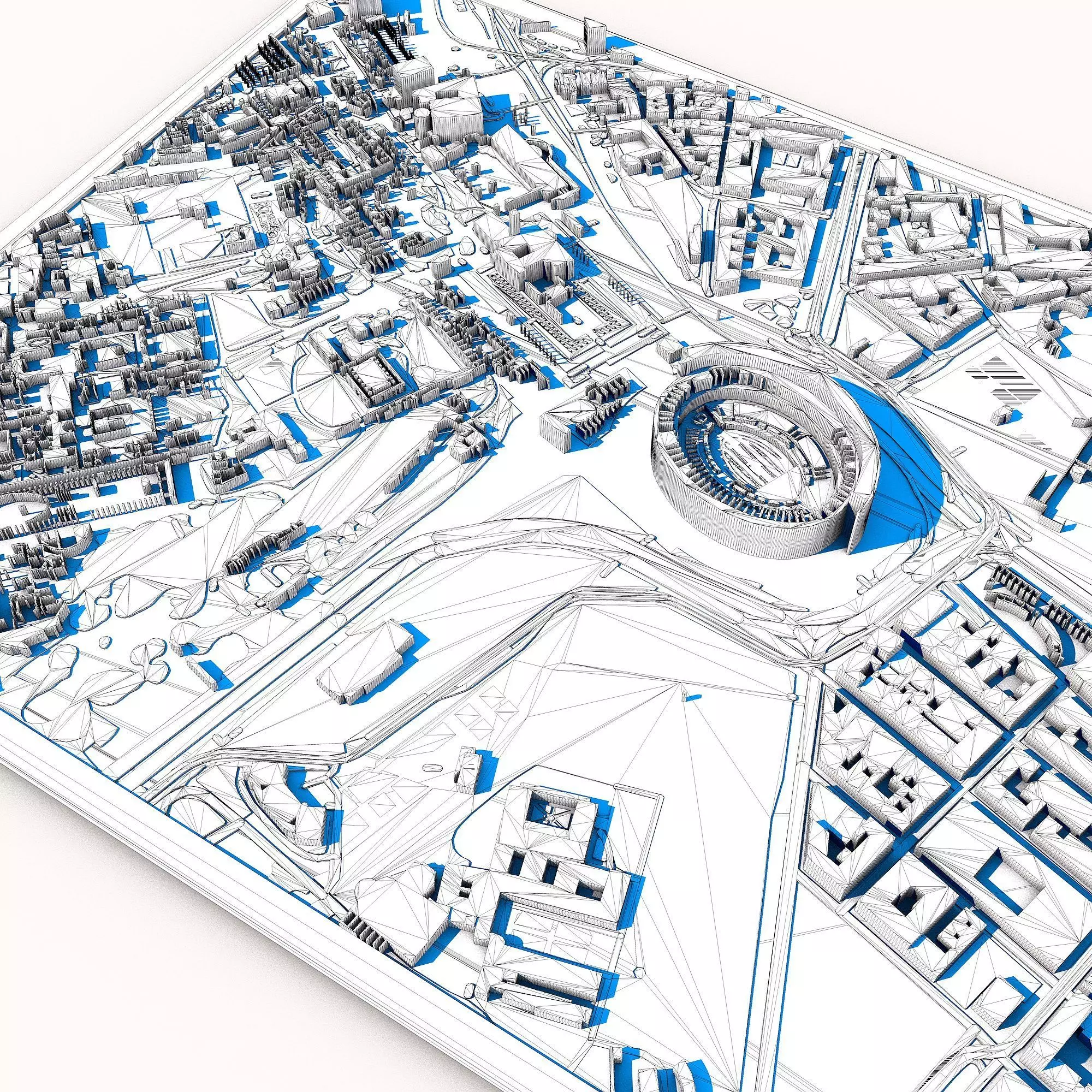 Colosseum Rome Roman Amphitheater Monument 3D model_6