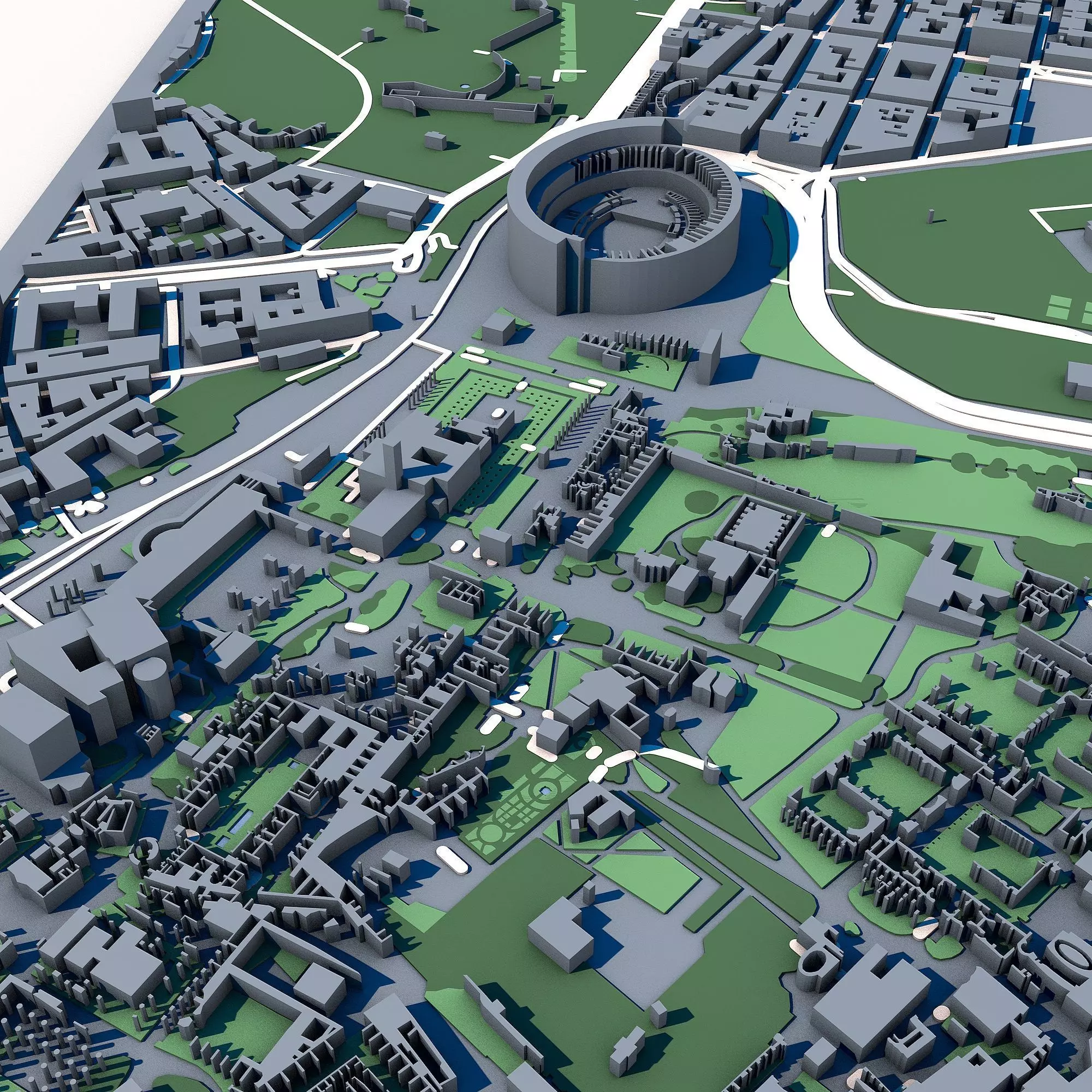 Colosseum Rome Roman Amphitheater Monument 3D model_3