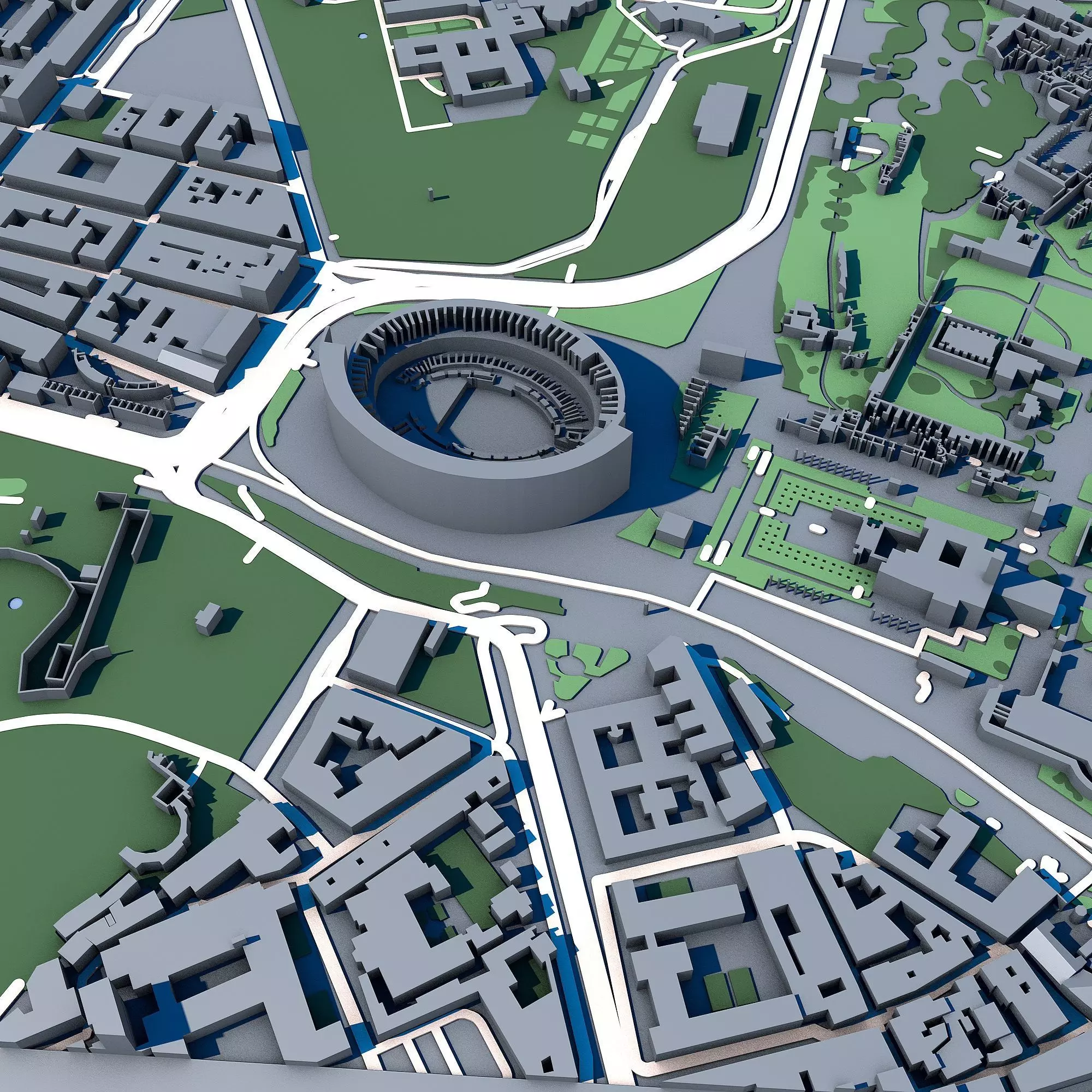 Colosseum Rome Roman Amphitheater Monument 3D model_5