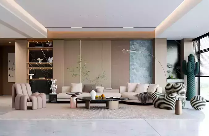 Modern Italian Living Room