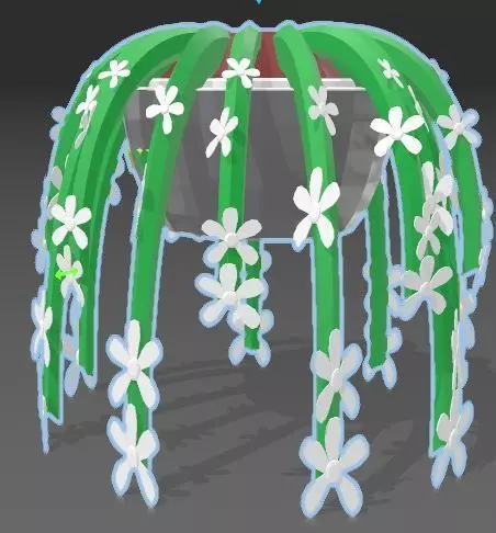 LK21 Modern Storage FLOWER POT Free 3D model_0