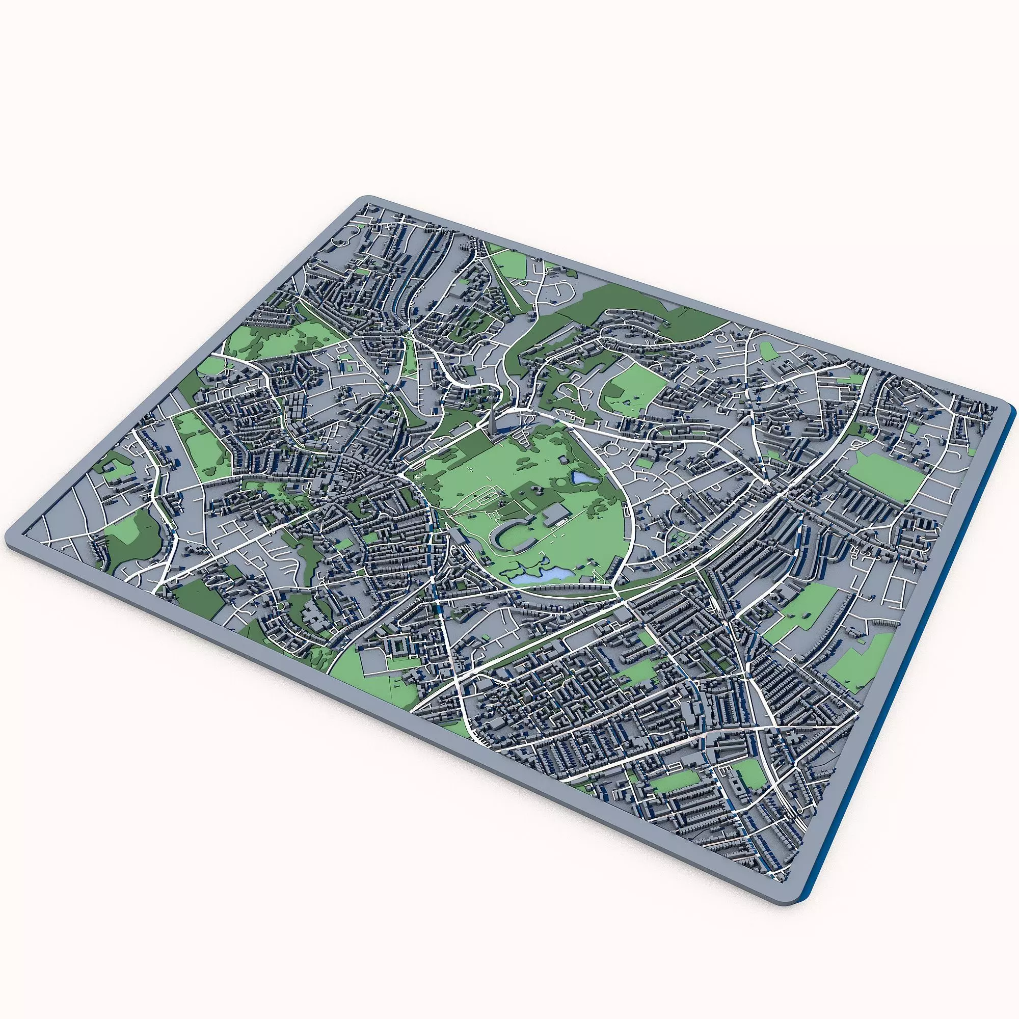 Crystal Palace Park London Victorian Park London Landscape 3D model_1