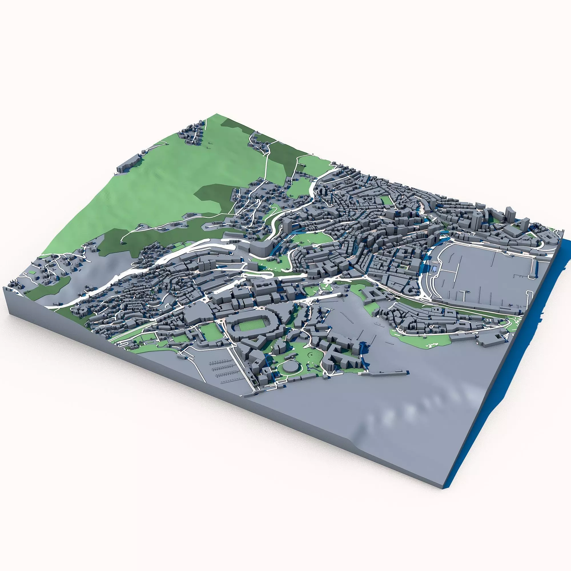 Exotic Garden of Monaco Jardin Exotique de Monaco  3D model_0