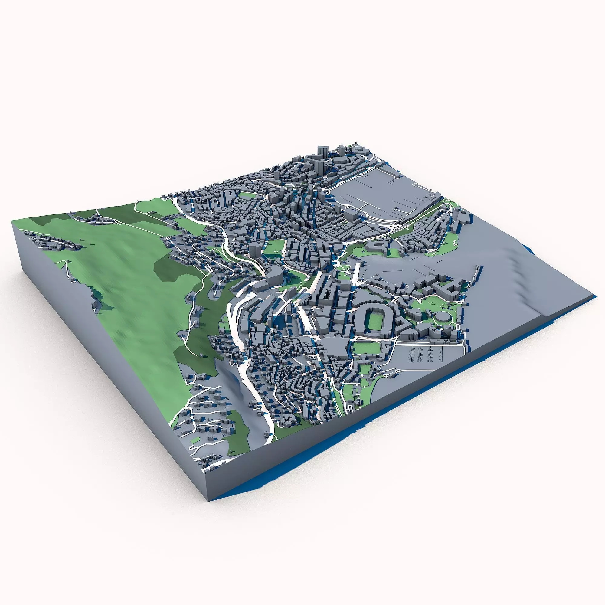 Exotic Garden of Monaco Jardin Exotique de Monaco  3D model_3