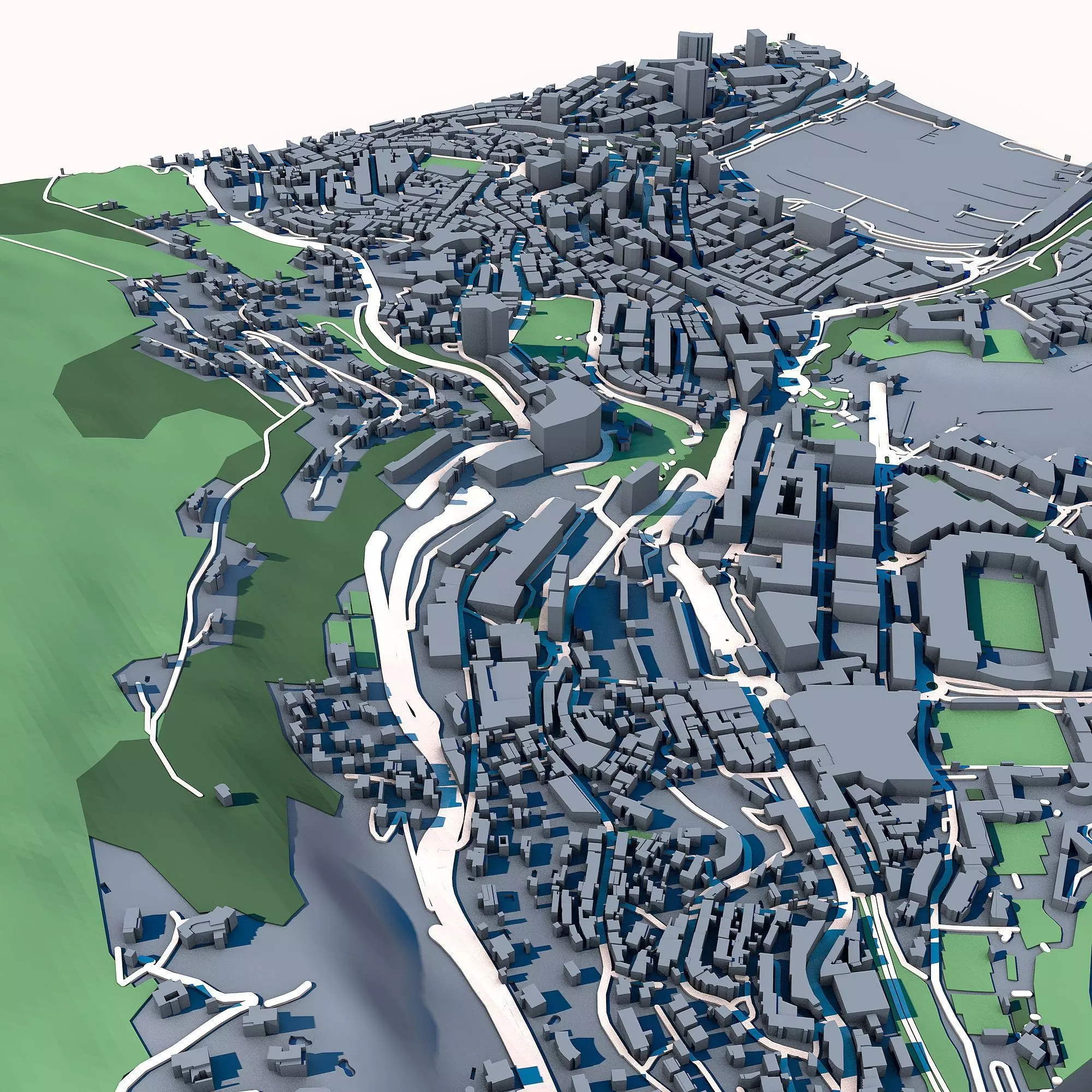 Exotic Garden of Monaco Jardin Exotique de Monaco  3D model_2