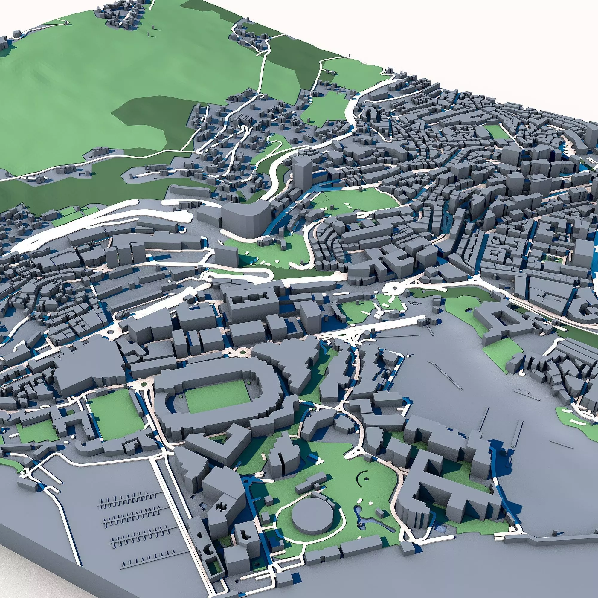 Exotic Garden of Monaco Jardin Exotique de Monaco  3D model_1